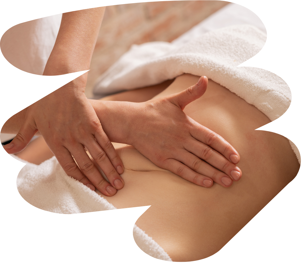 lymphatic drainage massage rhythmic strokes